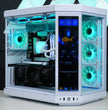 TECHNOID Limited Edition Gaming PC (Nvidia GeForce RTX 5090 - AMD RYZEN 9 9950X3D - 64 GB DDR5 RAM - 2TB SSD - AI Ready - Windows 11 P - Wifi - HYTE Y70 Touch infinite - White)