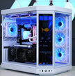 TECHNOID Limited Edition Gaming PC (Nvidia GeForce RTX 5090 - AMD RYZEN 9 9950X3D - 64 GB DDR5 RAM - 2TB SSD - AI Ready - Windows 11 P - Wifi - HYTE Y70 Touch infinite - White)
