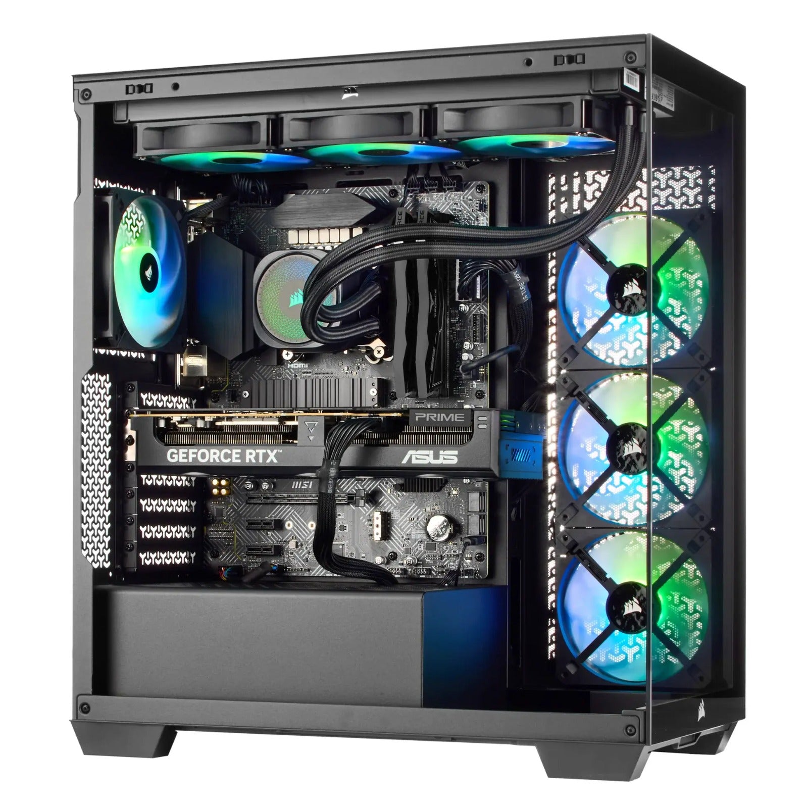 TECHNOID Nova Gaming PC - GeForce RTX 5070 Ti - AMD Ryzen 7 9800X3D - 64GB DDR5 - 2TB SSD - Win 11 PRO - AI Ready - 850w 80 Plus Gold PSU - VR Compatible - Black