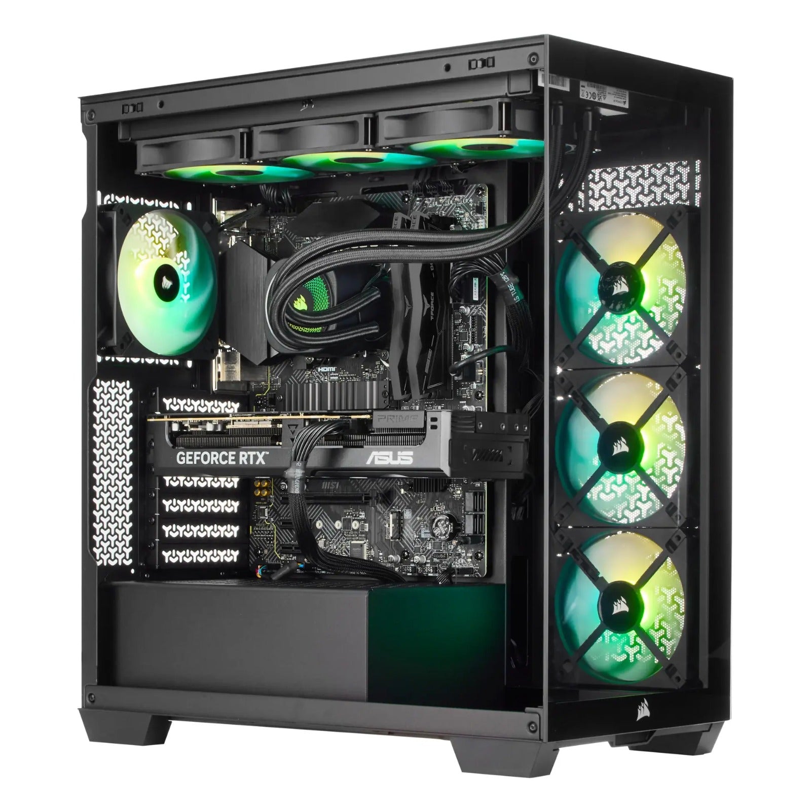 TECHNOID Nova Gaming PC - GeForce RTX 5070 Ti - AMD Ryzen 7 9800X3D - 64GB DDR5 - 2TB SSD - Win 11 PRO - AI Ready - 850w 80 Plus Gold PSU - VR Compatible - Black