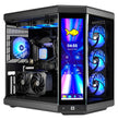 TECHNOID Limited Edition Gaming PC - AMD Ryzen 7 9800X3D, 32GB Ram, 2TB SSD, AMD Radeon RX 9070 XT, Windows 11 Pro, HYTE Y70 Touch infinite, Black