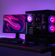TECHNOID Glass GAMING PC (RTX 5050 - Ryzen 5 - 32GB RAM - 1TB SSD - WIN 11 H - Wifi - 3 Years Warranty - Black)