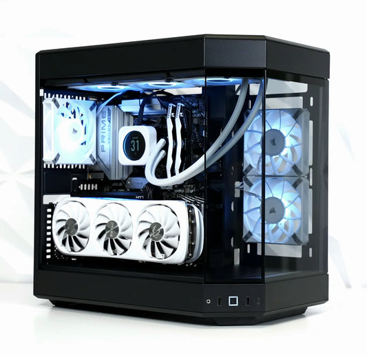 TECHNOID Limited Edition Gaming PC - AMD Ryzen 7 9800X3D, 32GB Ram, 2TB SSD, RTX 5070 Ti , Windows 11 Pro, HYTE Y60, Black
